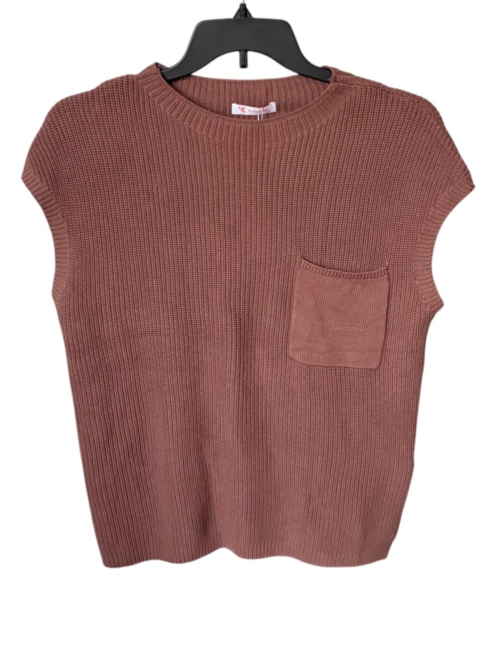 Kirundo Short Sleeve Ribbed Knit Sweater Vest